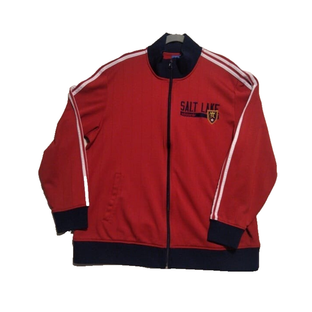 Adidas Real Salt Lake Track Jacket Men’s Size 2XL Multicolor A6N004 2014 red